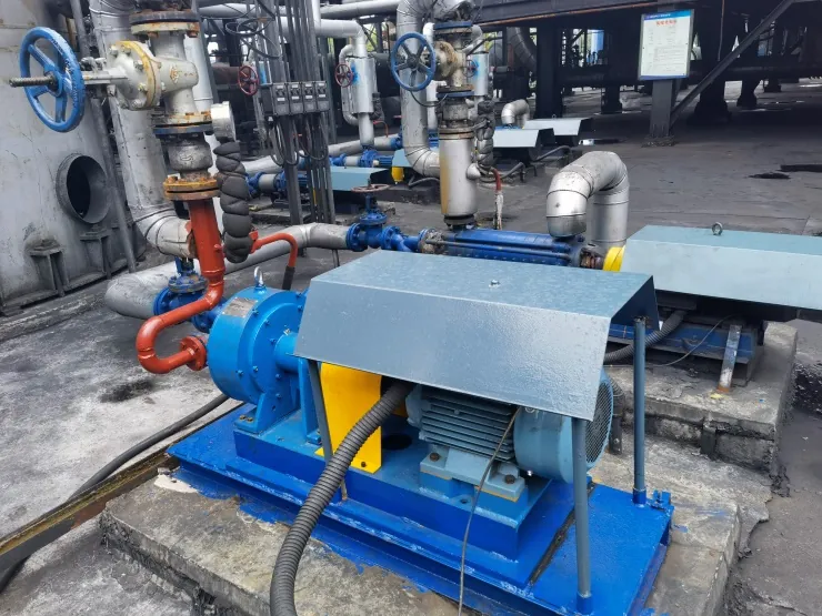 EHIK pitot tube pump in wastewater service at Qingzhou Bo&rsquo;ao, Shandong