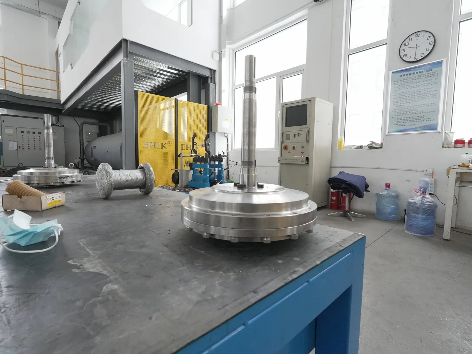 Finished pitot tube pump rotor assembly on a workbench